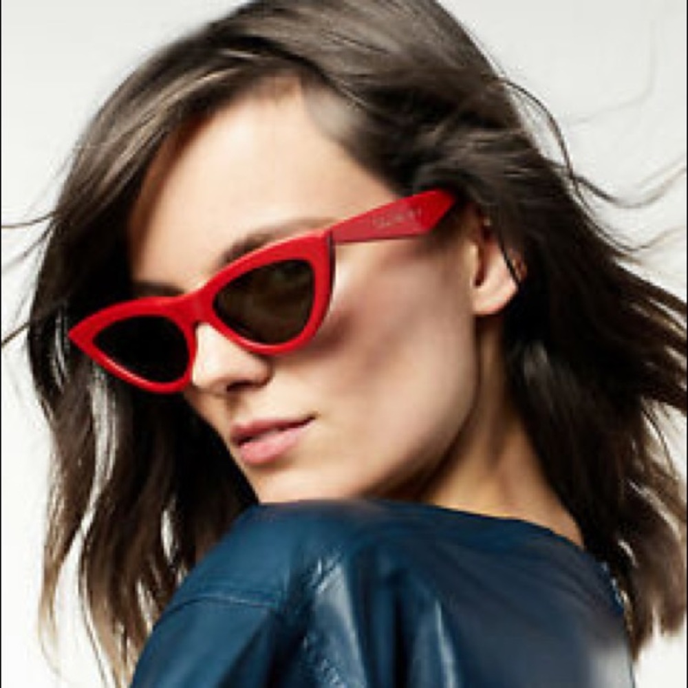 Celine CL40019I Women's Cat-Eye Sunglasses in red
